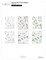Stencil Art: Ditsy Flowers Wallpaper Layering Stencil Set (7 in 1)